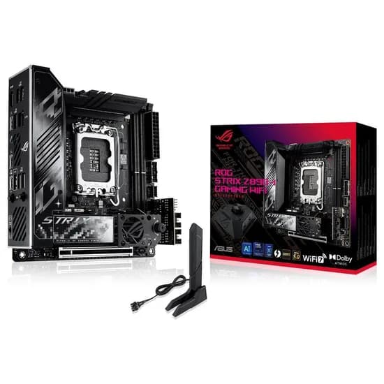 Placa Mãe Intel 1851 Asus Z890-I Rog Strix Gaming Wifi