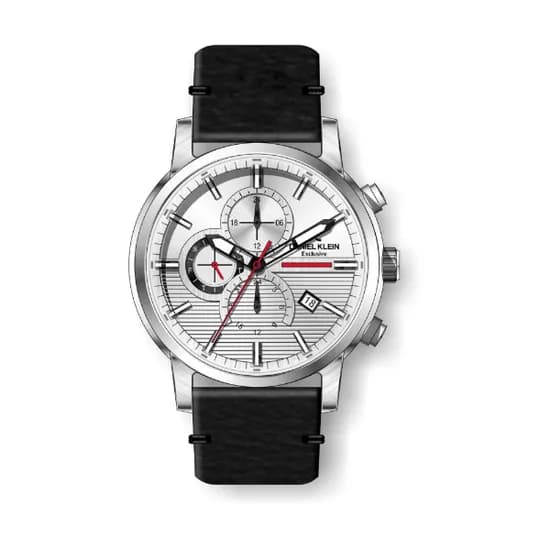 Relógio Analógico Masculino Daniel Klein Exclusive DK.1.12477-2 - Prata e Preto