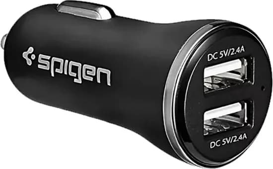 Carregador Veicular Spigen Dual Port Arcstation USB F23QC 4.8 Amp 24W - 000CG20731