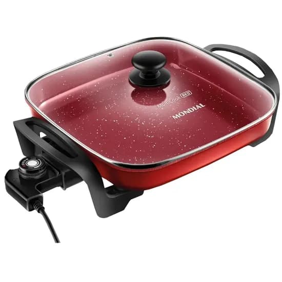 Fogão Elétrico Mondial Multicook PE-49-RC 220V - Vermelho