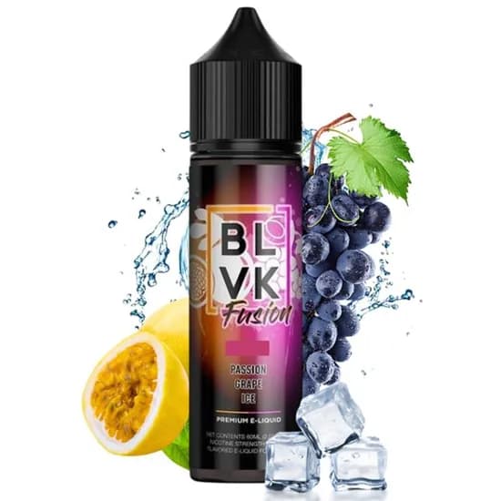 BLVK 60ML Uni Fusion Passion Grape Ice 00MG