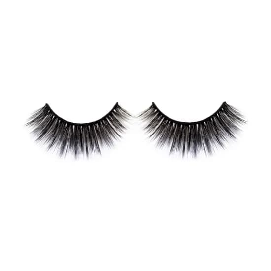 Cílios Postiços Velvet Fashion Faux Mink 3D-15 - Preto