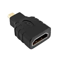 Adaptador Conector HDMI Fêmea / Micro HDMI Macho