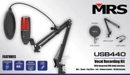 Microfone MRS USB 440