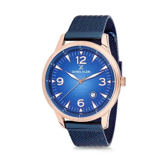 Relógio Analógico Masculino Daniel Klein Premium DK12167-2 - Dourado e Azul