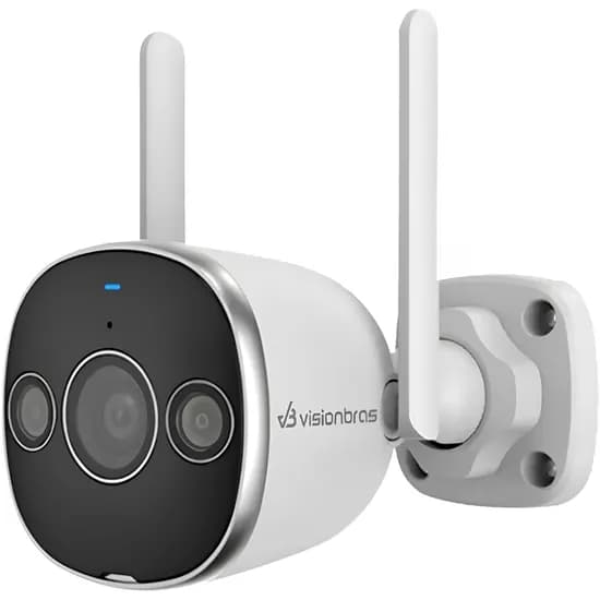 Câmera IP Visionbras Full Color VB-WB30-FC 3MP Wi-Fi - White