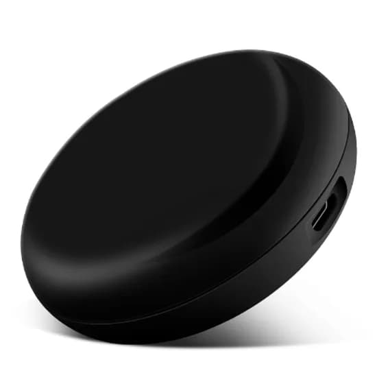 Controle Universal 4LIFE Smart Wi-Fi Infravermelho + RF Hub Smartlink RF - Ir Edition FLHUB360RFDUO / 2.4GHZ / Compatível com Alexa e Google Assistant / App Tuya Smart Life - Preto