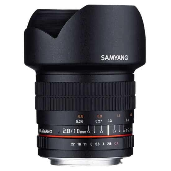 Lente Samyang Canon MF DSLR 10MM F2.8 Aps-C
