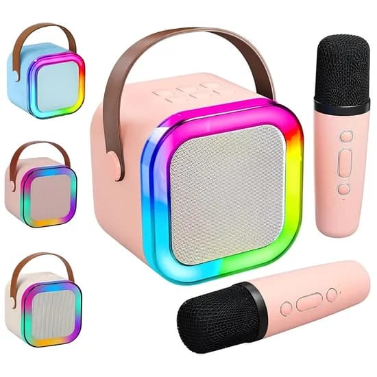 Mini Speaker com 2 Microfone - Bluetooth