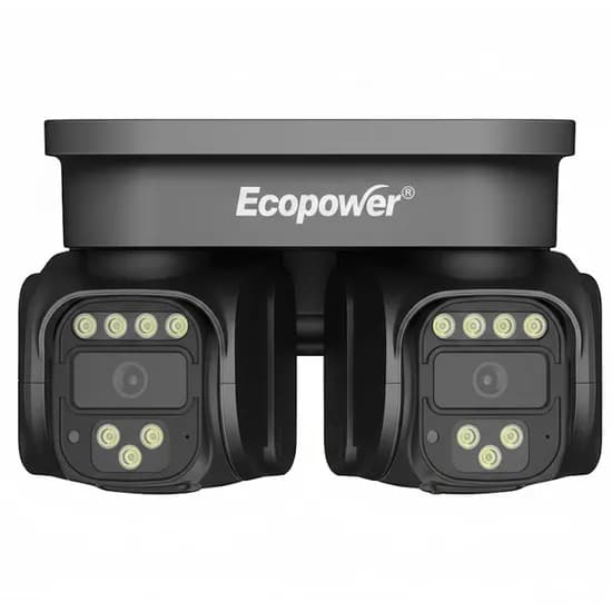 Câmera IP Ecopower EP-C077 4MP/2WIFI ​​- Preta