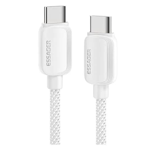 Cabo USB-C para USB-C Essager EXCTT1-WL02-P 1M - Branco