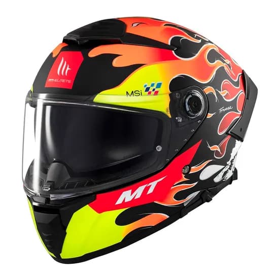 Capacete MT Helmets Thunder 4 SV Yamanaka 2024 B3 - Fechado - Tamanho M - com Óculos Interno - Matt
