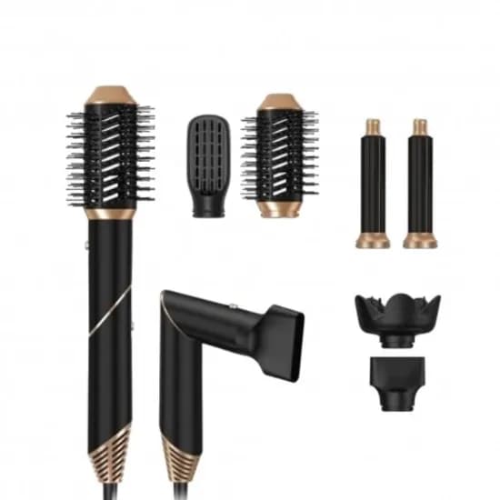 Modelador de Cachos Tucano TC-S61 / 5 Em 1 / 1200W / 110-120V ~ 50/ 60HZ - Preto/ Dourado