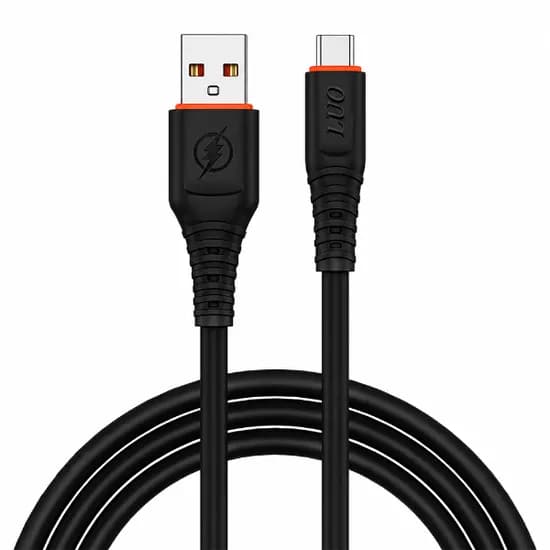 Cabo Luo LU-1135 / USB-A para Micro-USB / 1 Metro - Preto