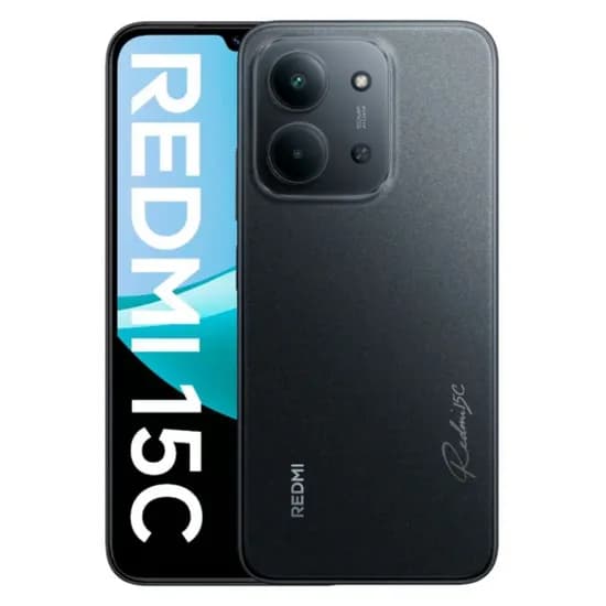 Celular Xiaomi Redmi 15C 256GB 4GB Ram Dual Sim Tela 6.9" 50MP - Preto (Global) Car BR