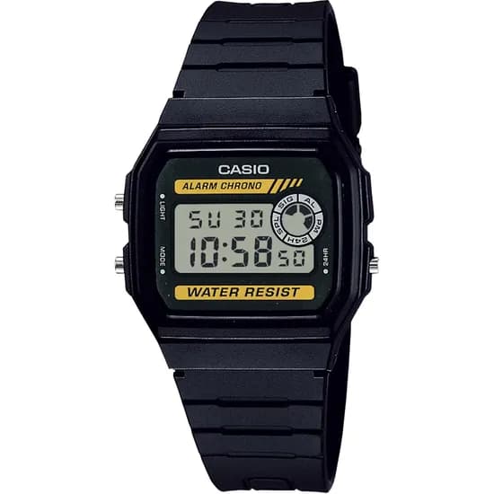 Relógio Casio Vintage F-94WA-9DG Digital Unissex - Preto