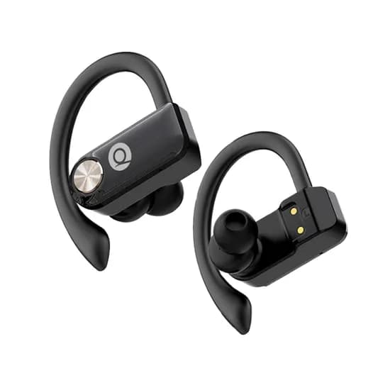 Fone de Ouvido Quanta QTFOE10 - Bluetooth - Resistente À Água - Preto