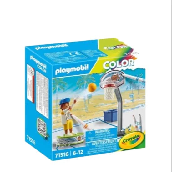Brinquedo Playmobil Skater com Basquete