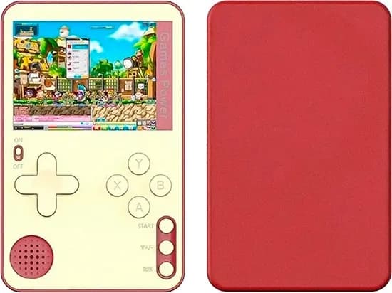 Console Game Box Time Series K10 500 Jogos Em 1 - Red/Cream
