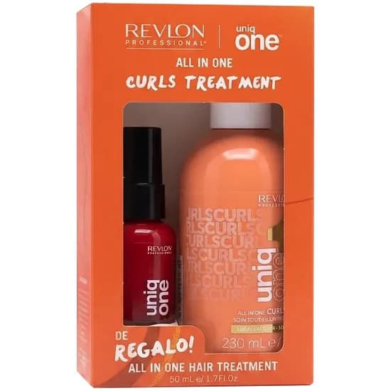 Leave-In Revlon Uniqone All In One Curls 230 ML + Uniqone All In One Classic 50 ML