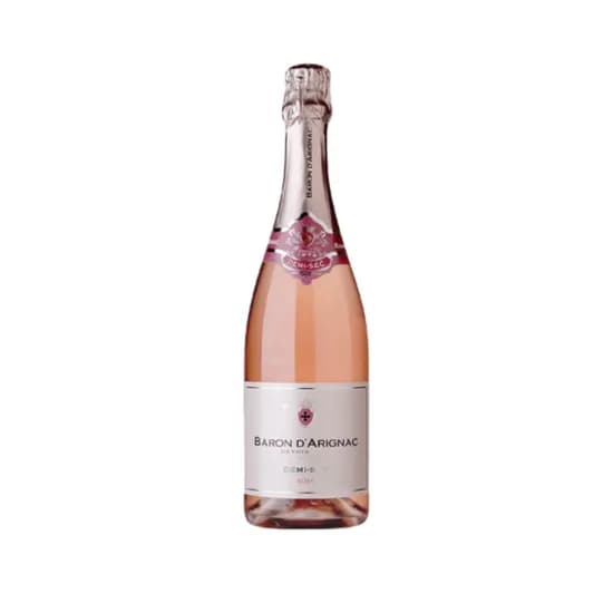 Baron D Arignac Demi Sec Rose 750ML Espumante-Francês