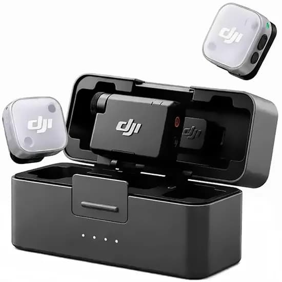 Microfone Sem Fio Dji Mic Mini 2 com USB-C - Preto (Anatel)