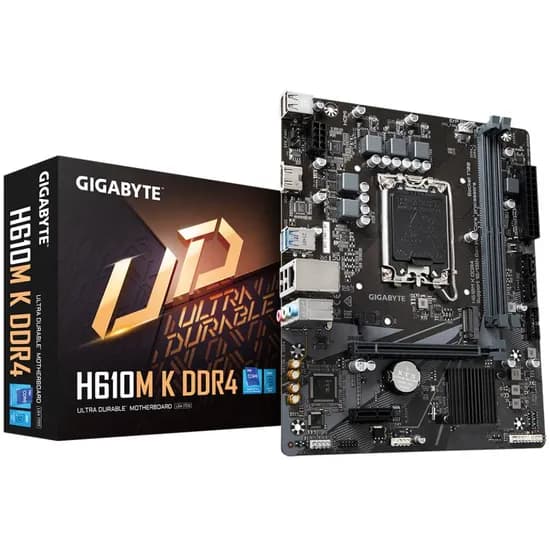 Placa Mãe Gigabyte H610M K 1700 DDR4 Micro ATX