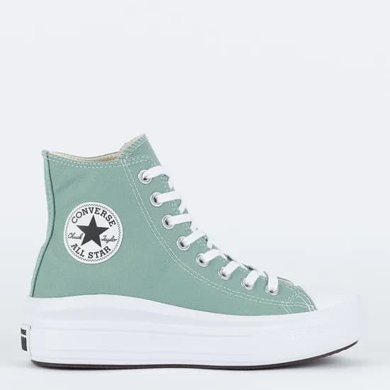 Calzado Converse Chuck Taylor Move Hi Verde Cano Alto