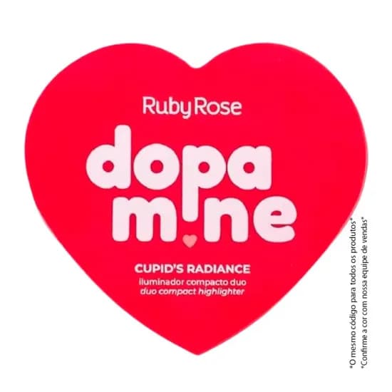 Bronzer e Iluminador Marmorizado Ruby Rose Glass MB02 - Royalty