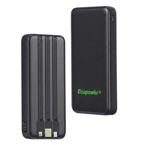 Carregador Portátil Ecopower EP-C807 12000MAH - Preto