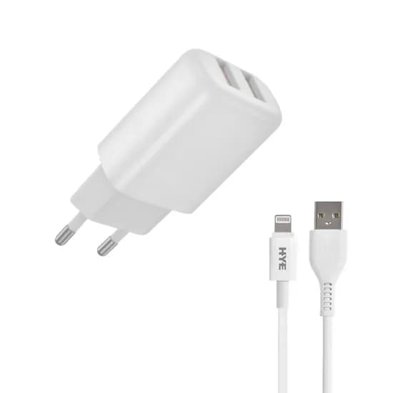 Carregador Hye EU02L / Fonte + Cabo Lightning