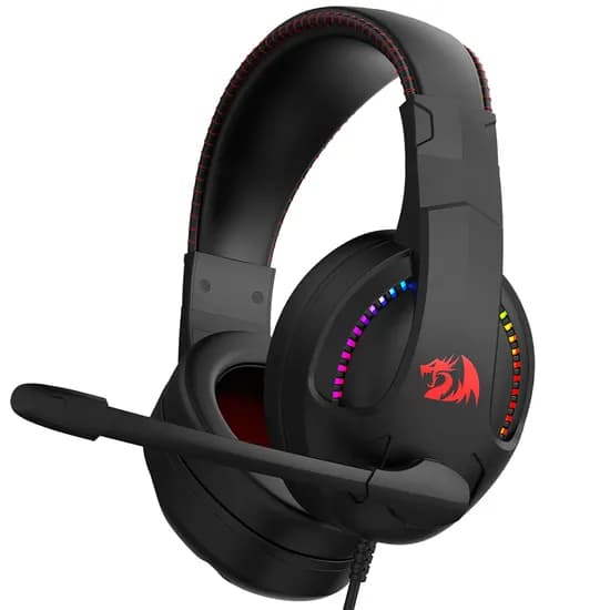 Fone de Ouvido Redragon H211-RGB Cronus 3.5MM+USB - Preto