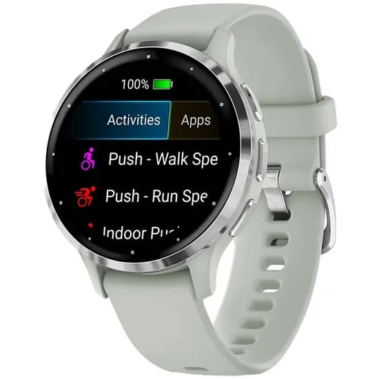 Garmin Reloj GPS Venu 3S 41MM Metal Y Silicona 010-02785-01 Sage Gray