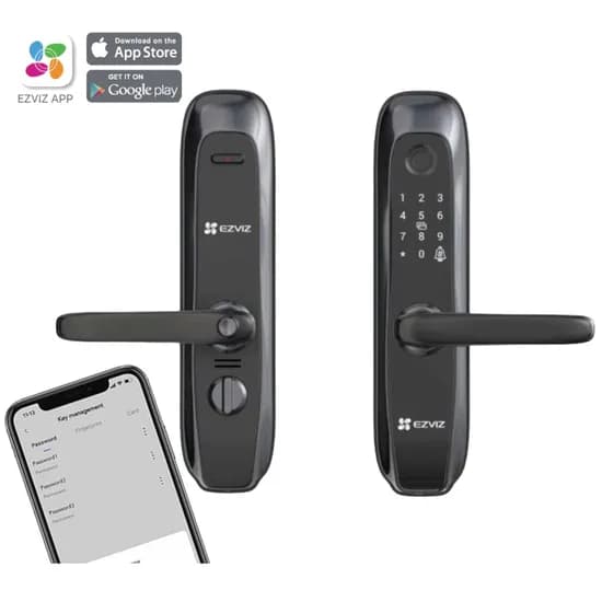 Ezviz Fechadura Digital CS-L2S-11FCP (A0) App/Cartão/Chave
