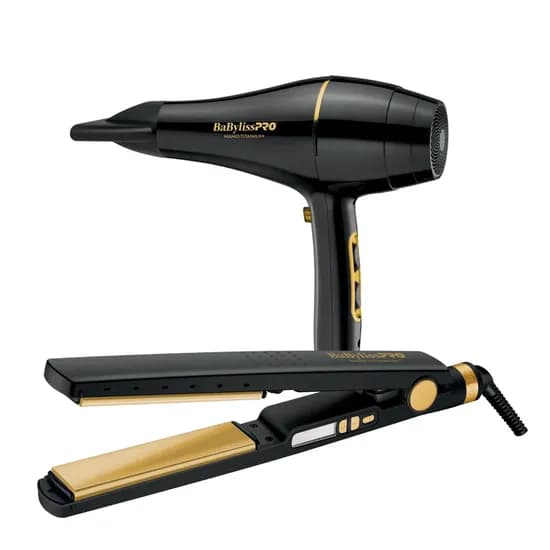 Secador de Cabelo Babylisspro Nano Titanium BBLPP43UZ + Chapinha IÔnica e.Limit