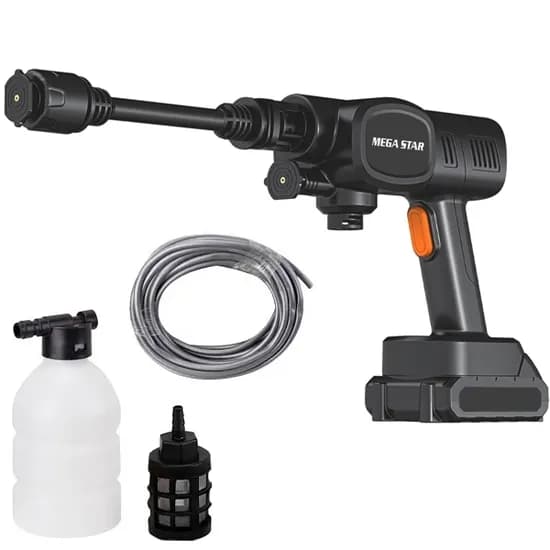 Hidrolavadora Portátil Megstar LA002 Recarregável - Preta