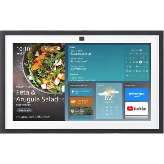Tela Inteligente Smart Screen Amazon Show 15" / 2ª Geração / com Alexa / Wifi - Branco/ Preto