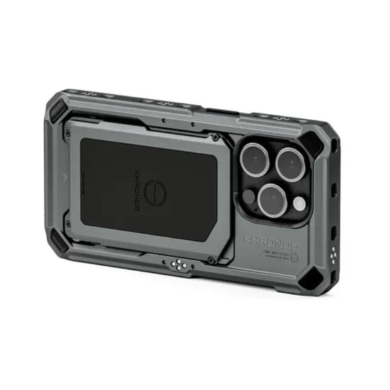 Tilta Khronos Case para iPhone 15 Pro (Cinza Espacial)