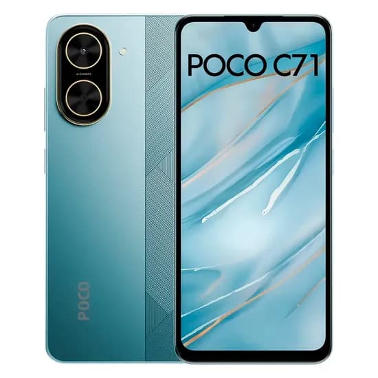 Smartphone Xiaomi Poco C71 Global 128GB 4GB Ram Dual Sim Tela 6.88" - Azul (Lacre Pequeno)