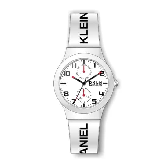 Relógio Analógico Masculino Daniel Klein DKLN DK.1.12476-1 - Branco