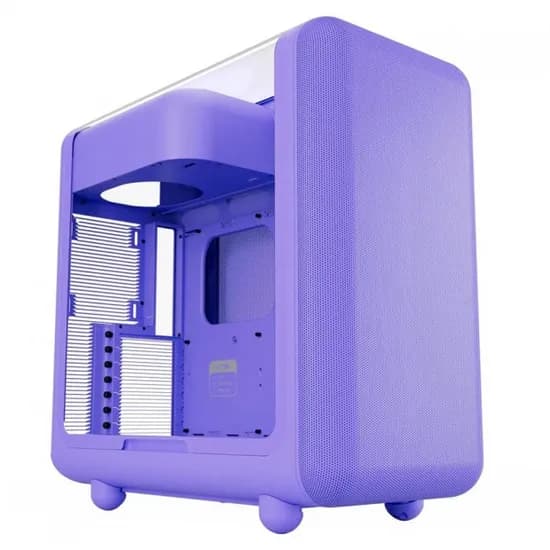 Gabinete Hyte X50 Taro Milk, CS-HYTE-X50G-TM , Mid Tower, ATX, Sem Fans, Purple/Roxo