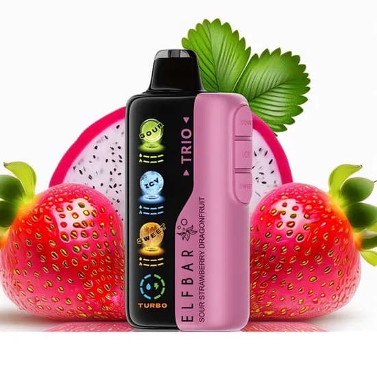 Elfbar 40K Trio Sour Strawberry Dragon Furti