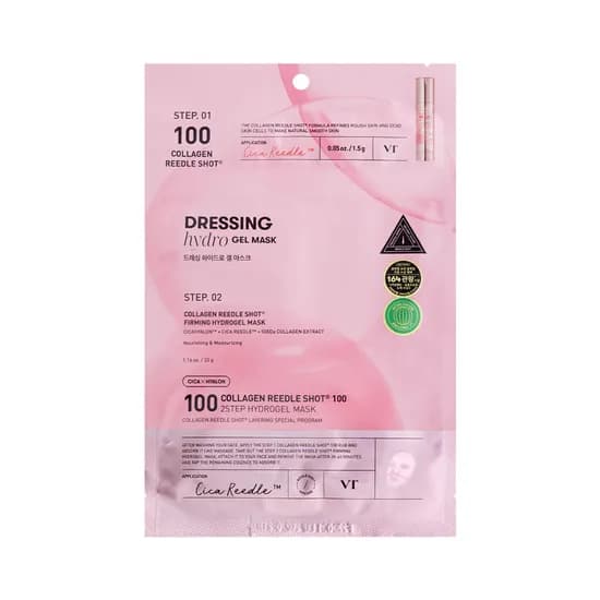 Mascarilla Facial VT Collagen Reedle Shot 100 2-Step Hydrogel 33GR