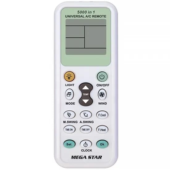 Controle Universal para Ar Condicionado Megastar RC01 - Branco