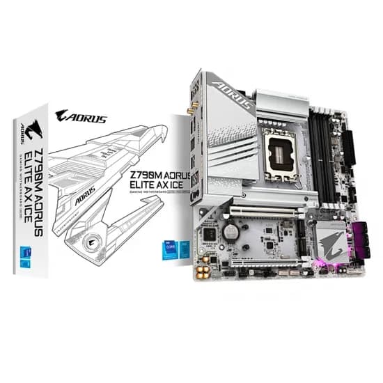 MB 1700 Gigabyte Z790M Aorus Elite Ax Ice DDR5/Wif Wifi/HDMI/DP