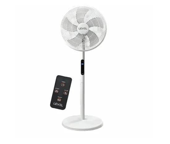 Ventilador Level LVC-207-100 110V 16" C/Controle 8 Vel. White