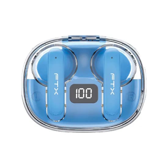 Fone de Ouvido FTX E80-BL - Bluetooth - Azul