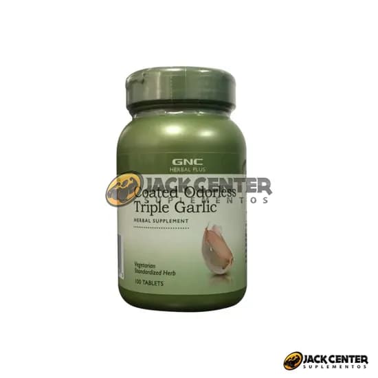 Garlic 810MG GNC Triple Coated Odorless 100TABLETS
