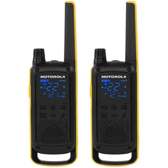 Walkie Motorola T-470 35 Milhões Canais 56KM Preto/Amarelo