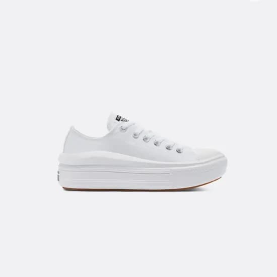 Calzado Casual Femenino Converse Chuck Taylor All Star Move Ox White